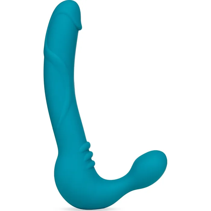 Temptasia Luna Strapless Silicone Dildo Teal | Temptasia Dildos