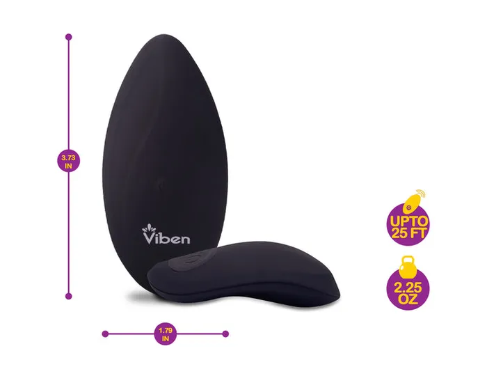 Viben Viben Racy 10 Function Panty Vibe Black Vibrators