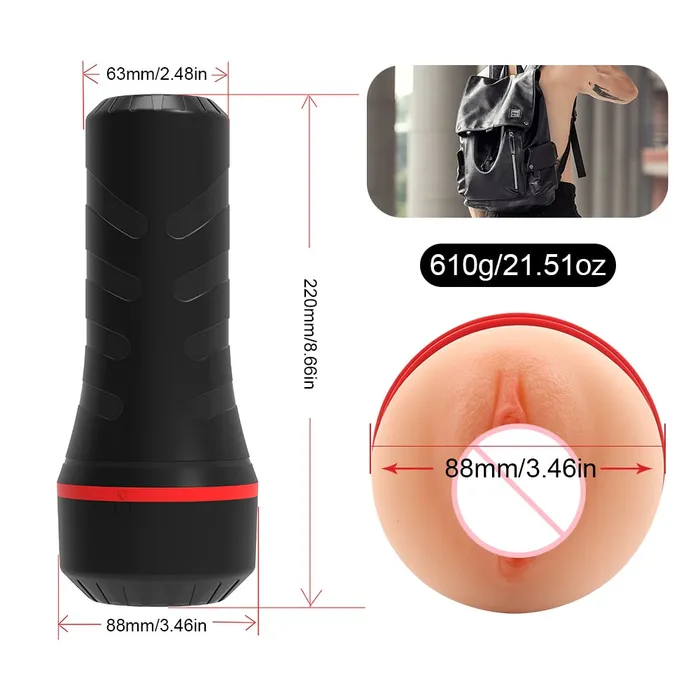 soniker Male Sex Toys Male Masturbation Device Adults Sex Toys Aircraft Cup Vagina Pussy