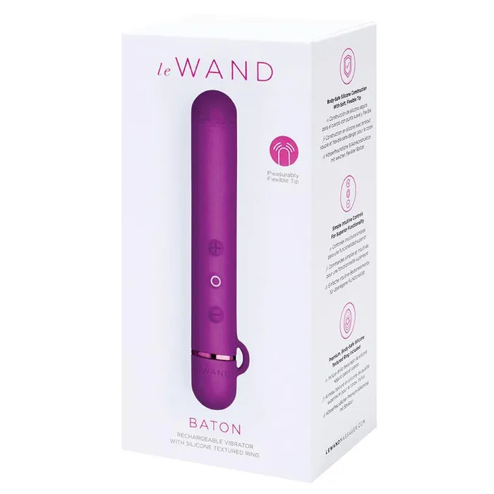 Baton Slim Bullet Vibrator Le Wand Female Sex Toys
