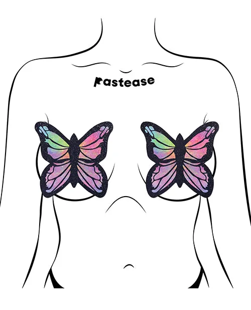 Anal Pastease Pastease Coverage Twinkle Velvet Butterfly Rainbow Os