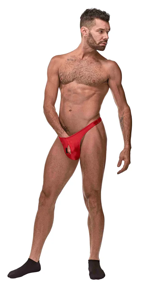 Male Power Lingerie Male Sex Toys Nylon Lycra PullTab Thong by Male Power The Perfect Fusion of Comfort and Sensuality