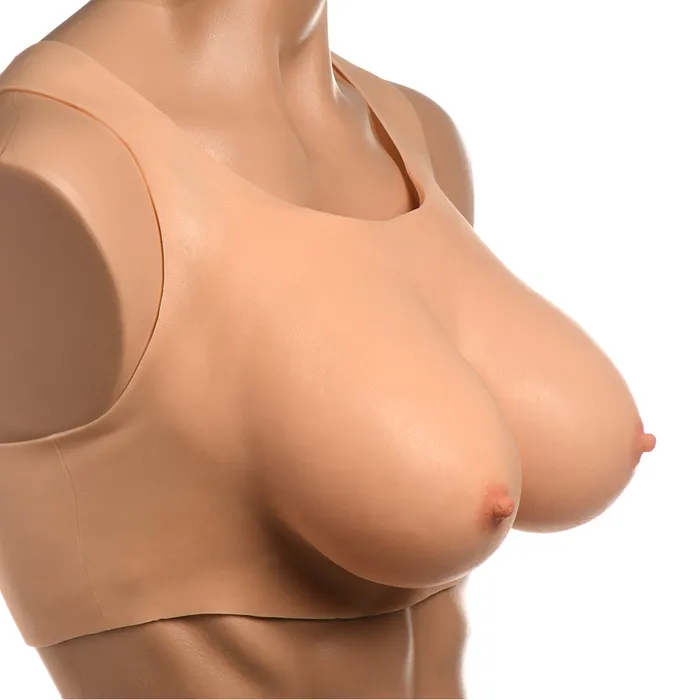Master Series Perky Pair DCup Silicone Breasts XR Brands Male Sex Toys Master Series Perky Pair DCup Silicone Breasts XR Brands Male Sex Toys