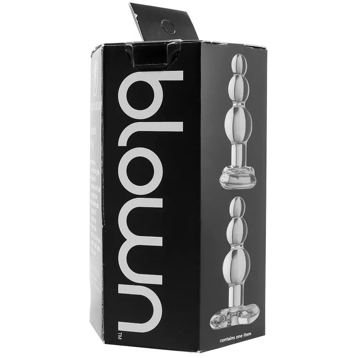 Spartacus Anal Blown Beaded Plug in Clear Spartacus Anal Blown Beaded Plug in Clear