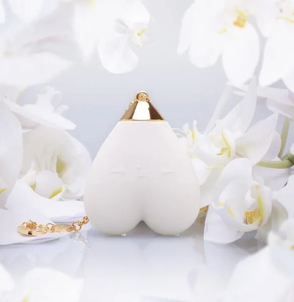 ZALO Female Sex Toys ZALO Baby Heart Appcontrolled Rechargeable Personal Massager Vanilla White