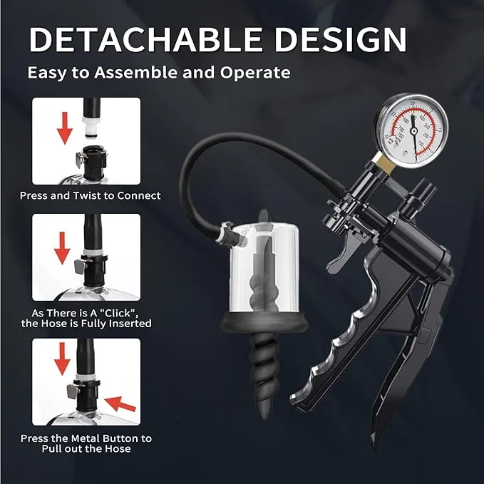 BLUSH Mojin Anal Plug Vacuum Pump Enlarger Butt Plug Prostate Massager Male Sex Toys