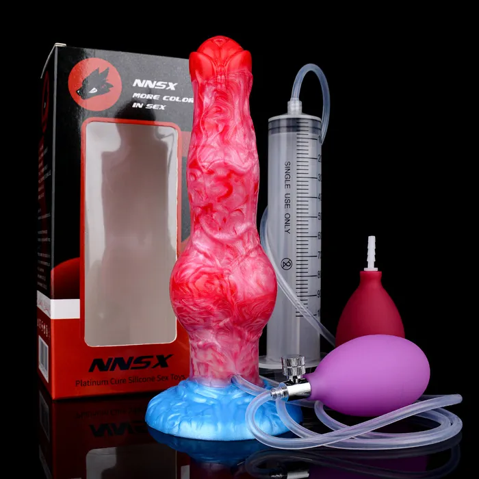FAAK 5249 Inflatable Squirting Fantasy Dildo Female Sex Toys FAAK 5249 Inflatable Squirting Fantasy Dildo Female Sex Toys