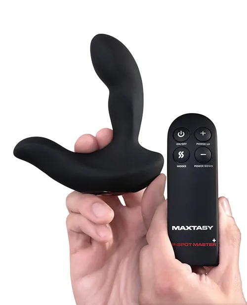 Female Sex Toys Maxtasy Maxtasy PSpot Master with Remote Control Black