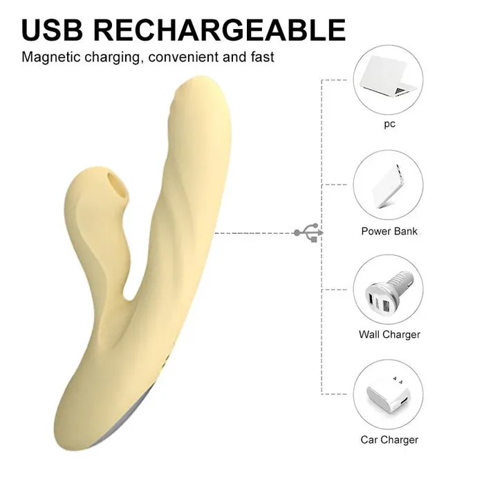 Female Sex Toys SVAKOM SVAKOM Thrust Heat Suction Massager Female vibrator