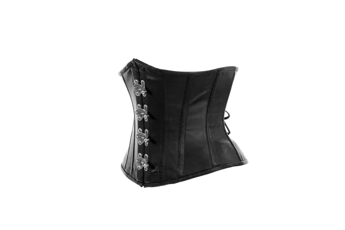 Restraints Cersei Underbust Corset in Black Leather Velda