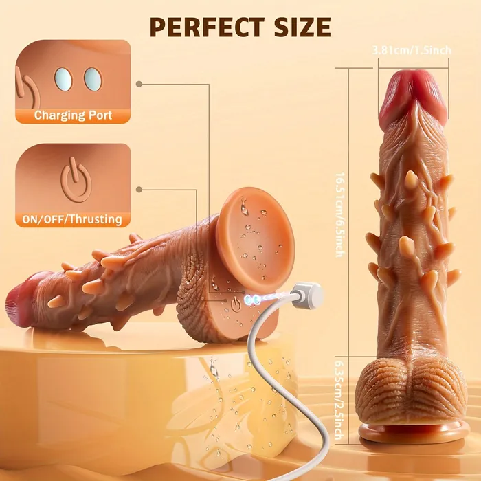 Vibrators YIQU YIQU 2286cm Realistic Dildos With 10 Thrusting 10 Vibration Modes