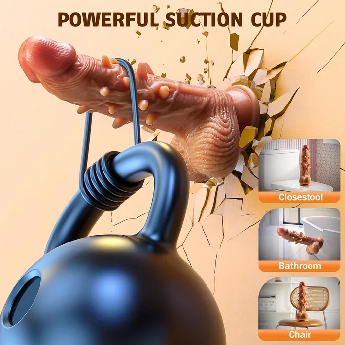 Vibrators YIQU YIQU 2286cm Realistic Dildos With 10 Thrusting 10 Vibration Modes