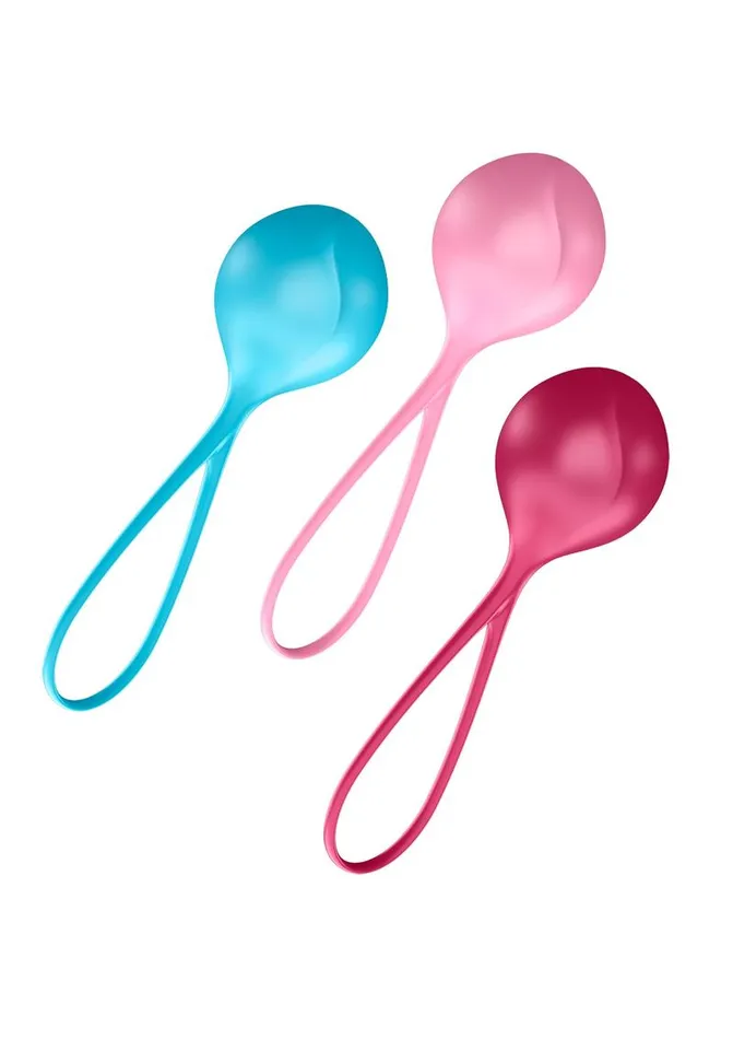 Anal Satisfyer Satisfyer Balls Co3 Single Set Of 3 Female Stimulator