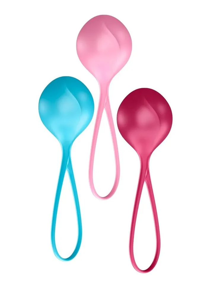 Anal Satisfyer Satisfyer Balls Co3 Single Set Of 3 Female Stimulator