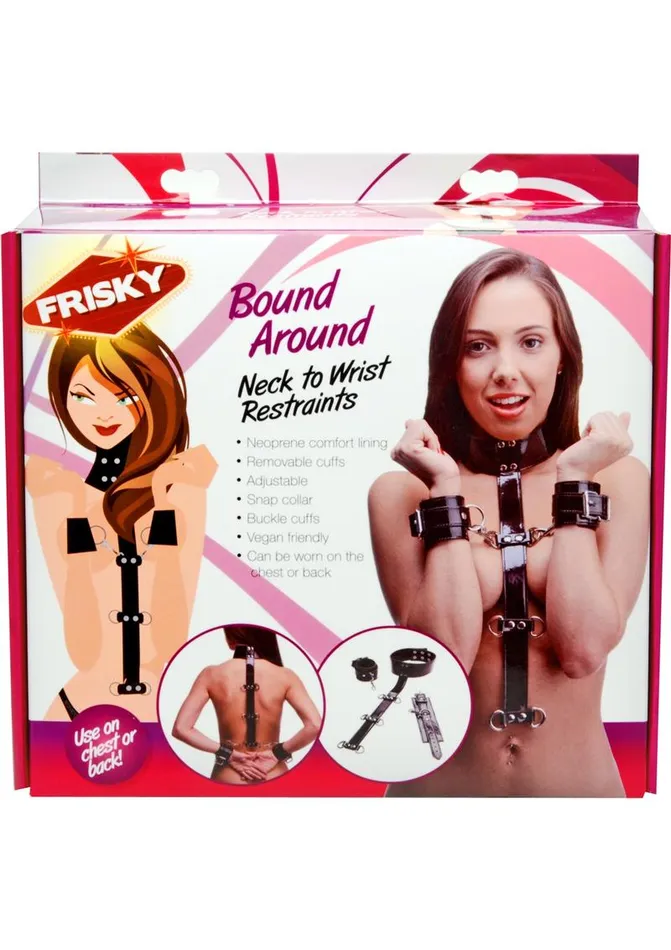 Frisky Bound Around Neck to Wrist Restraints Frisky Couples