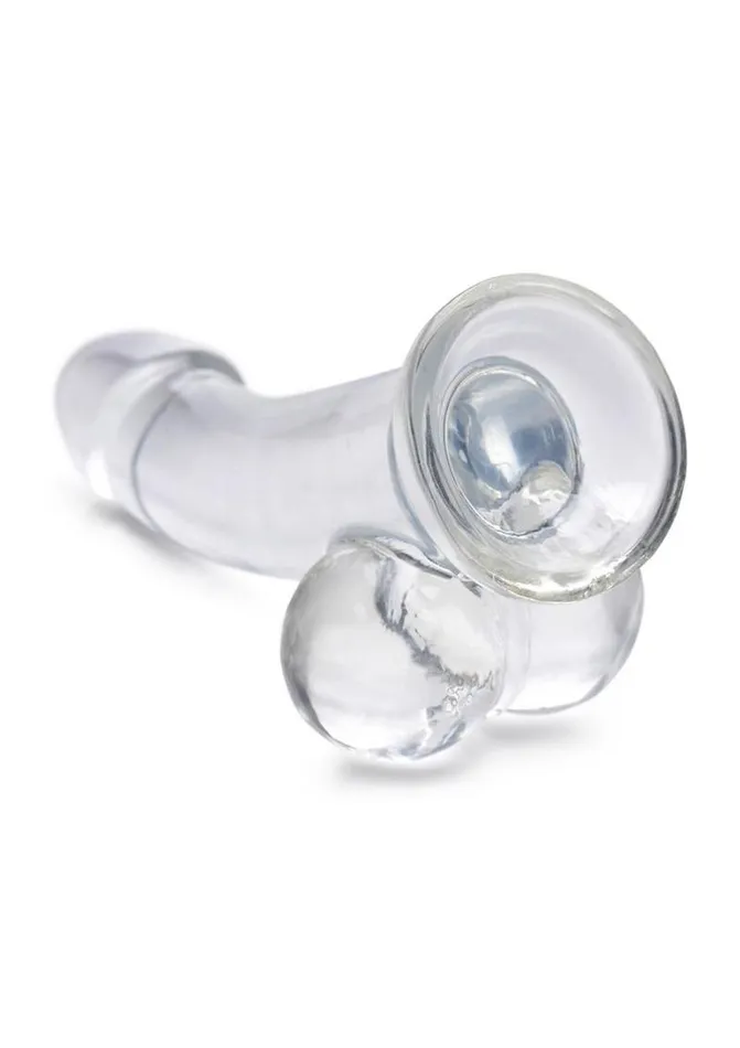 Jock CThru Dildo with Balls Jock CThru Female Sex Toys